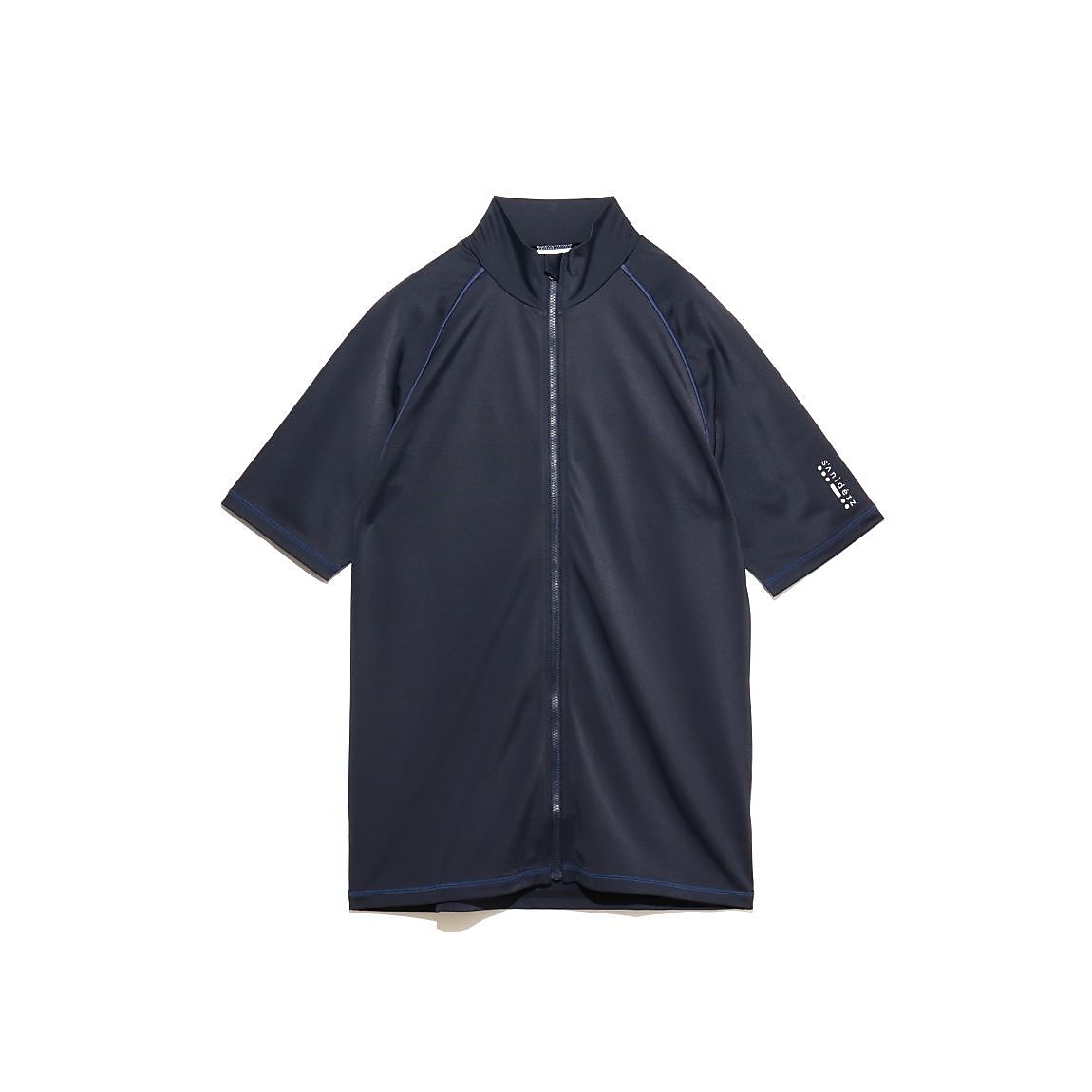 スイムウェア MEN'S フルジップラッシュガード半袖PP