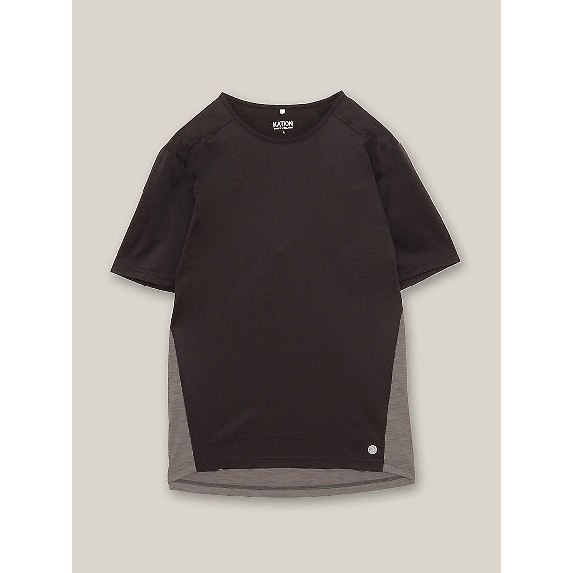 RUNスムースドビー クルーネックTシャツ MENS