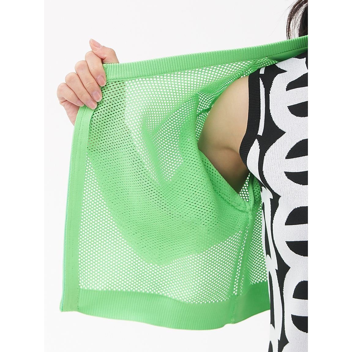 MESH KNIT SHORT BLOUSON