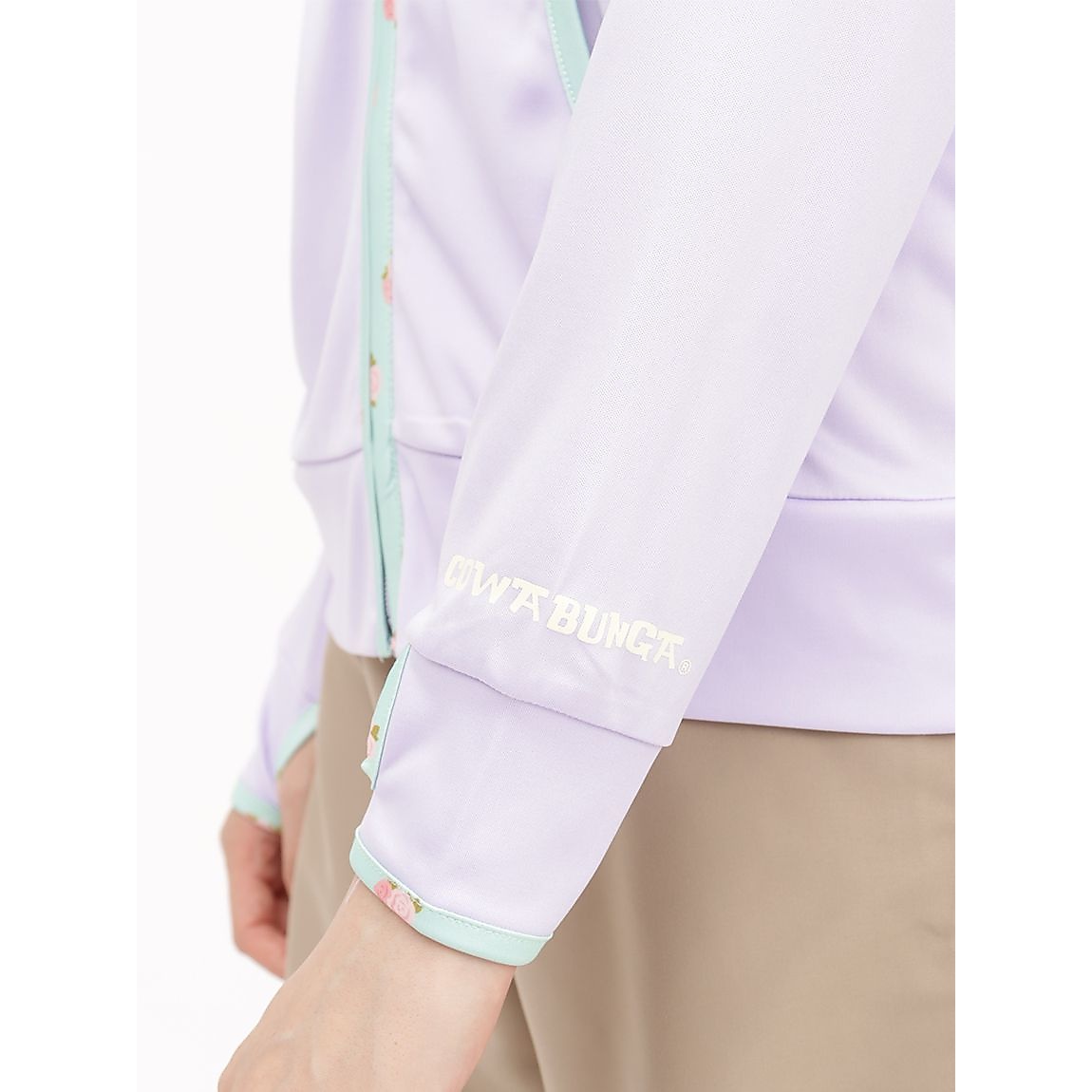 CBスモールフラワーラッシュジャケットネイビー