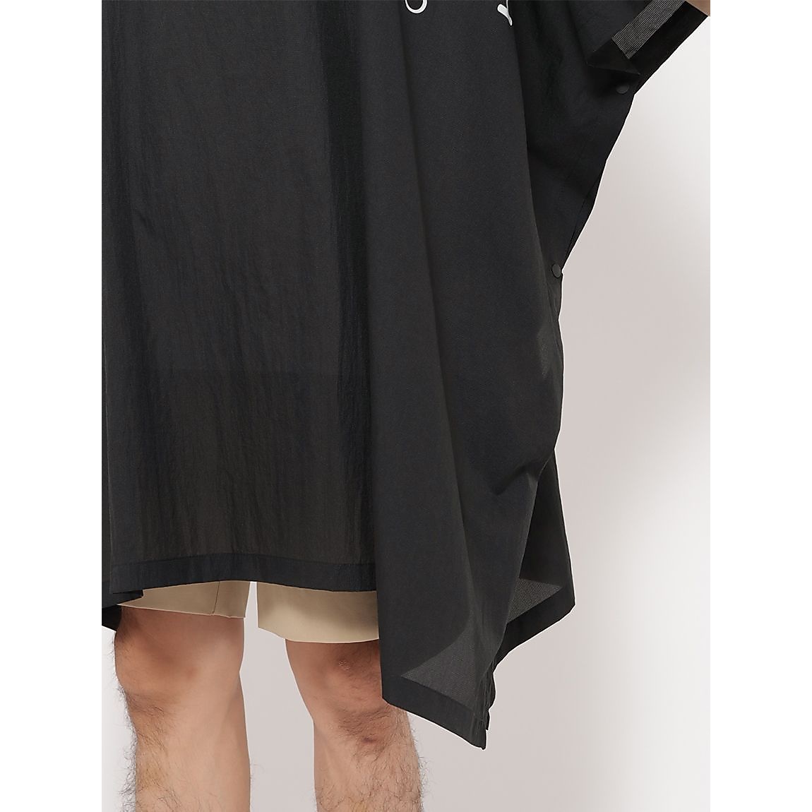 撥水NYLON　ポケッタブルポンチョUNISEX