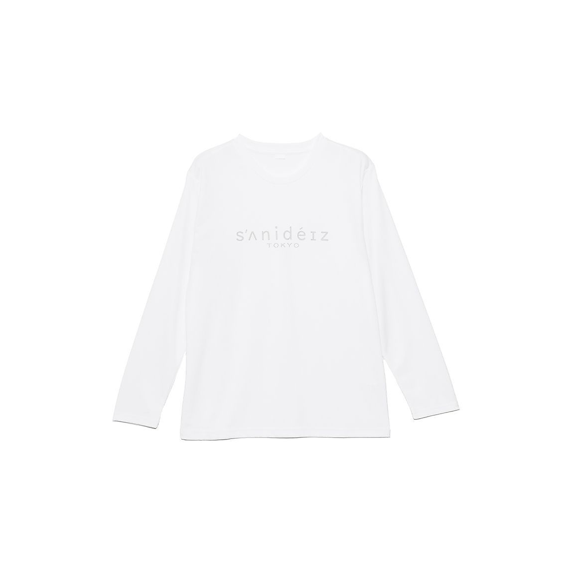 for RUN テックカノコ クルーネックロゴプリント長袖 MENS