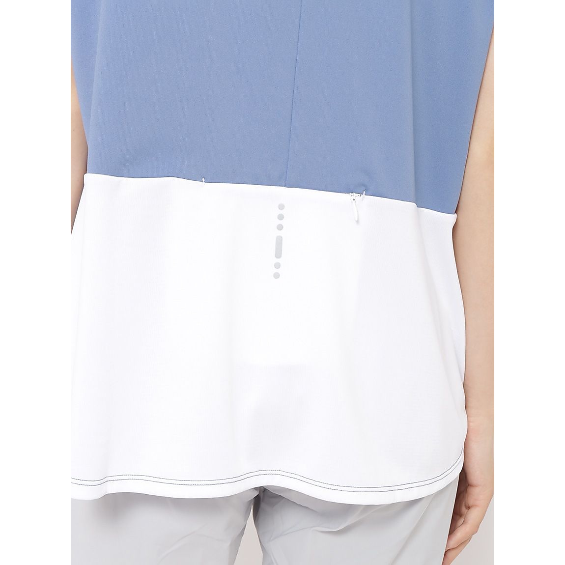 for RUN ドライスムースpr バックペプラムTシャツLADIES