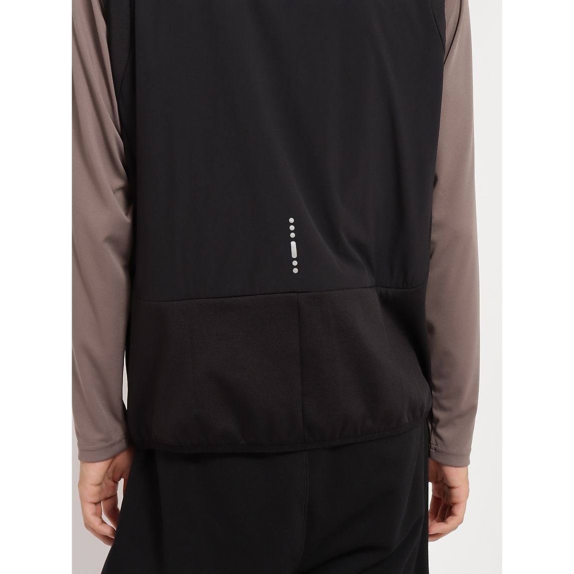 HYBRID 中綿/ジャージ スタンドカラーベスト MENS