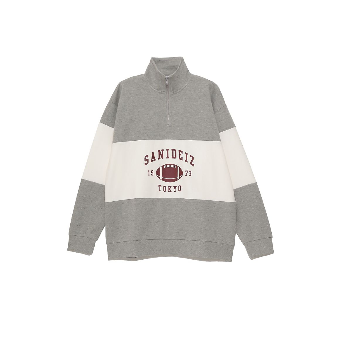 ENJOY IT RUGBY ハーフジップスウェット UNISEX