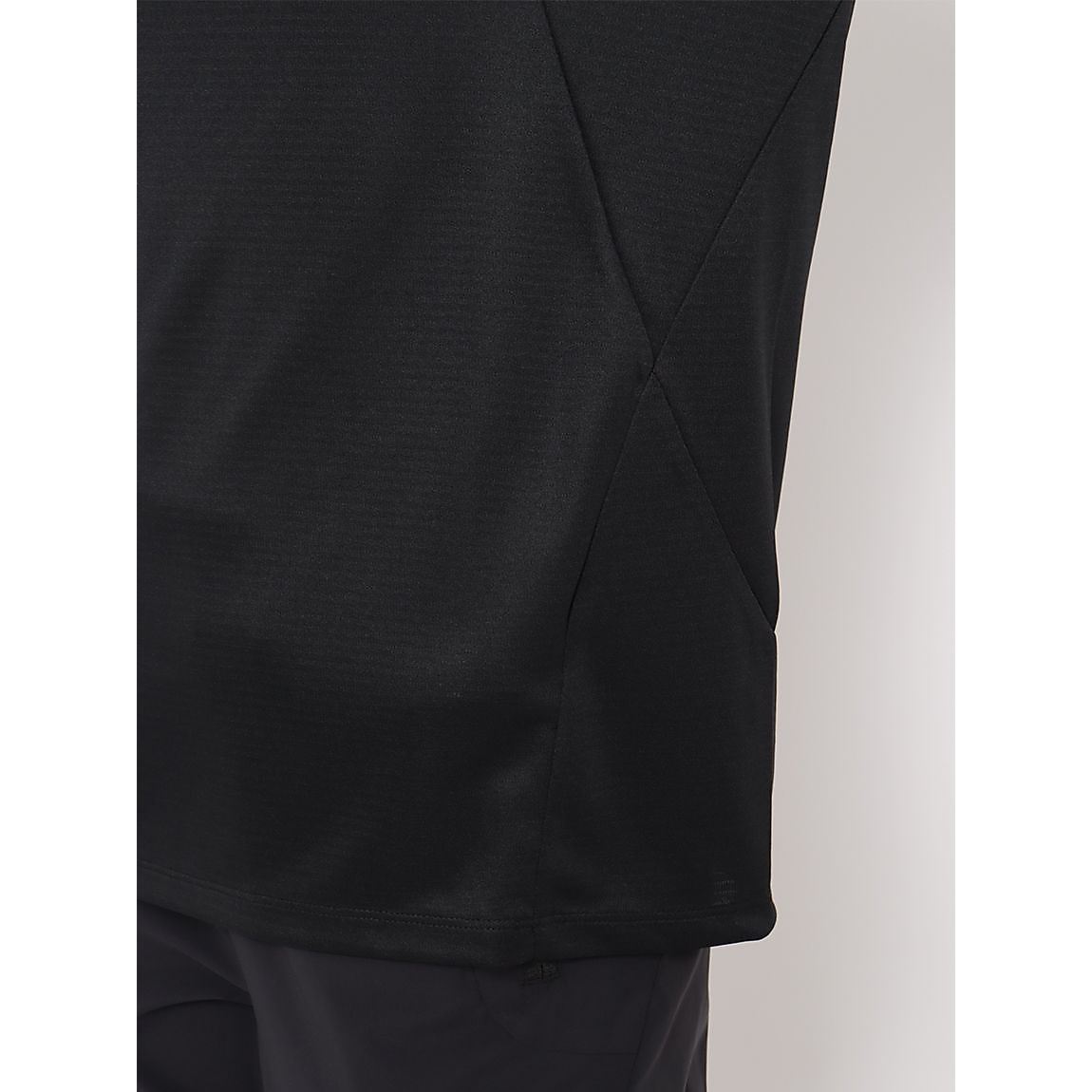 ハニカムドライスムース モックネック長袖TシャツLADIES