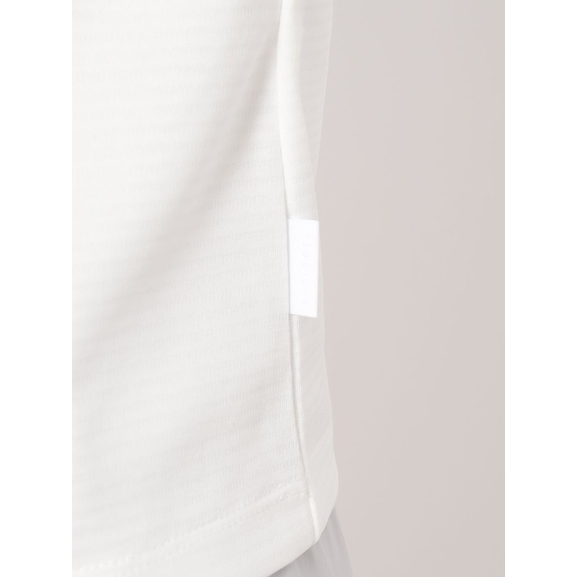 ハニカムドライスムース ハーフジップ長袖TシャツLADIES