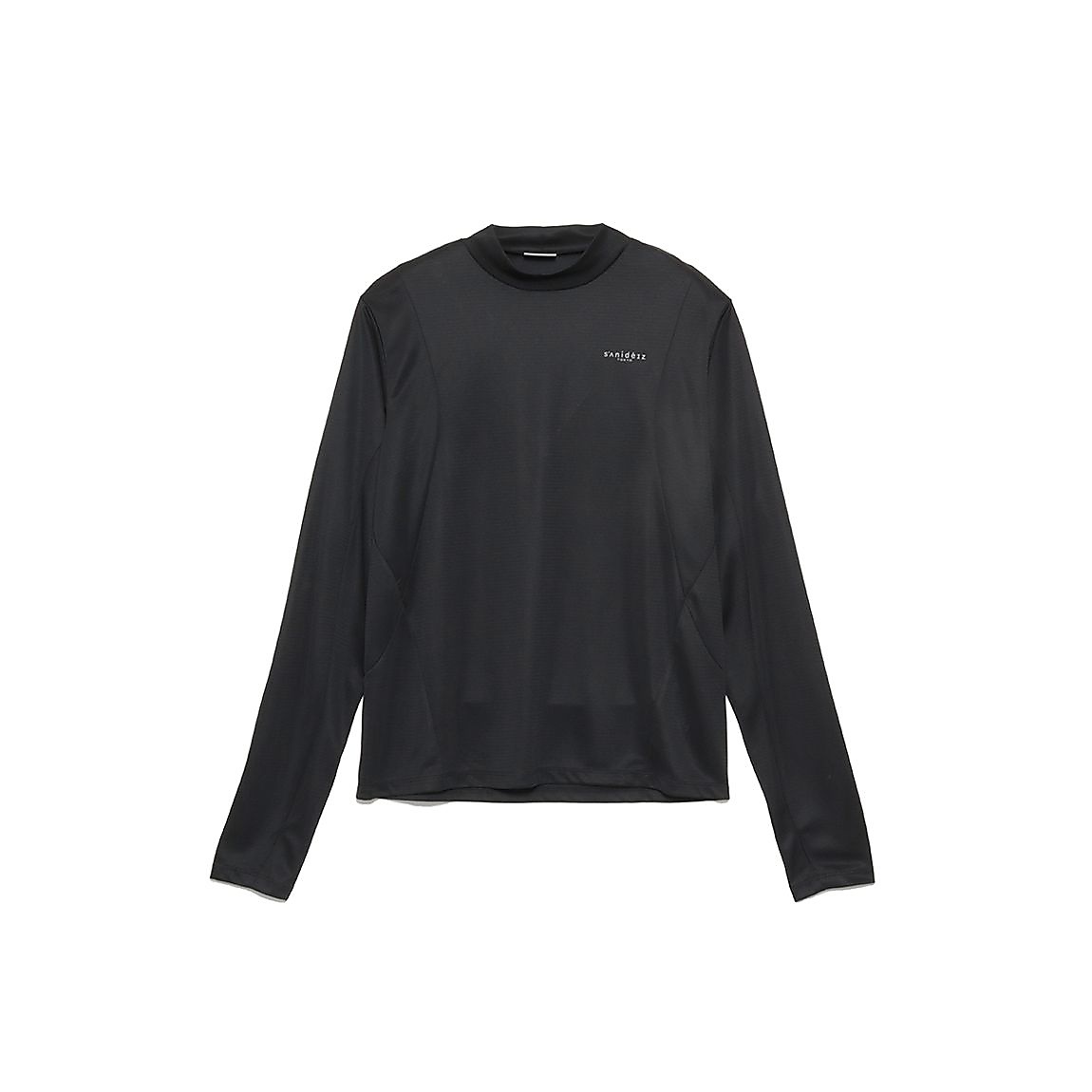 ハニカムドライスムース モックネック長袖TシャツMENS