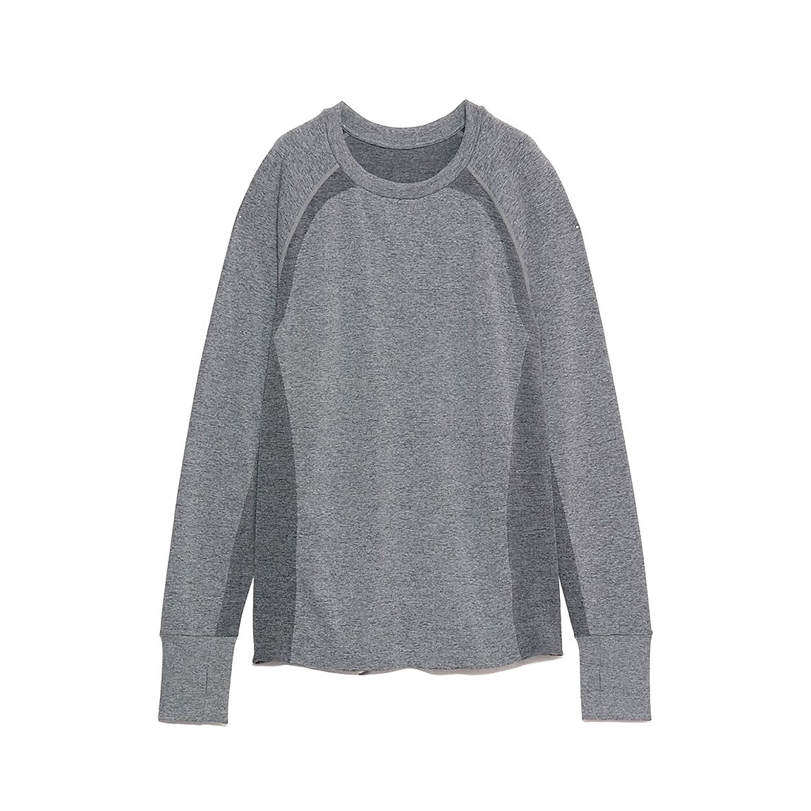 杢成型 クルーネック長袖Tシャツ MENS