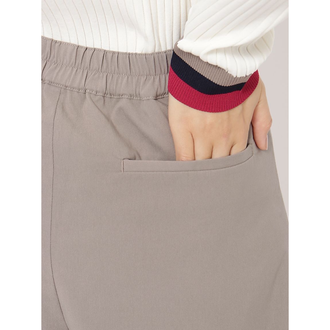 ベリーストレッチ フリルキュロットパンツLADIES