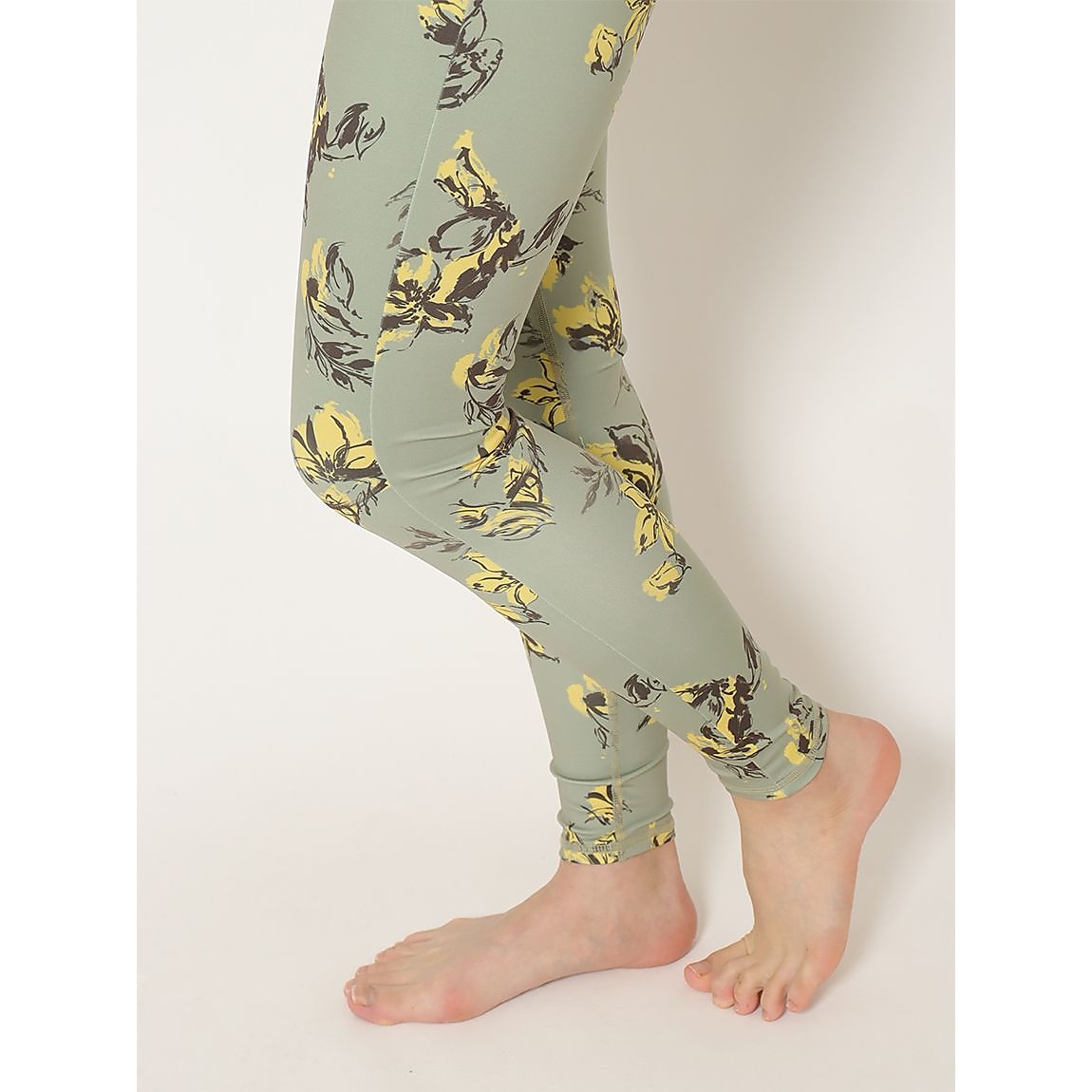 オリジナルフラワー柄レギンス