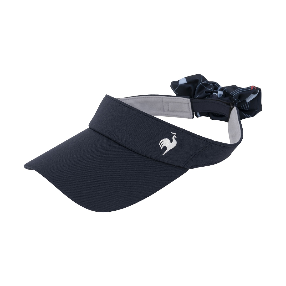 シュシュ付きサンバイザー(庇9cmモデル)