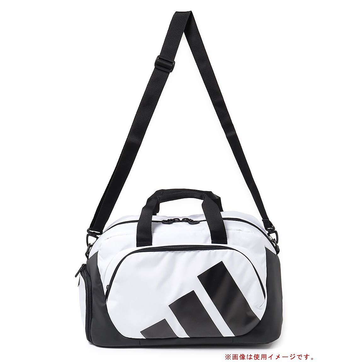 シューズポケット付き ボールドロゴダッフルバッグ