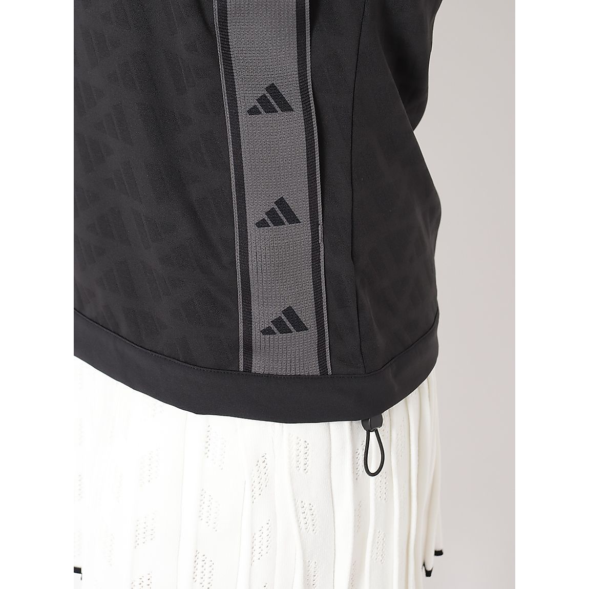 ファブリックミックスストレッチ フーディー