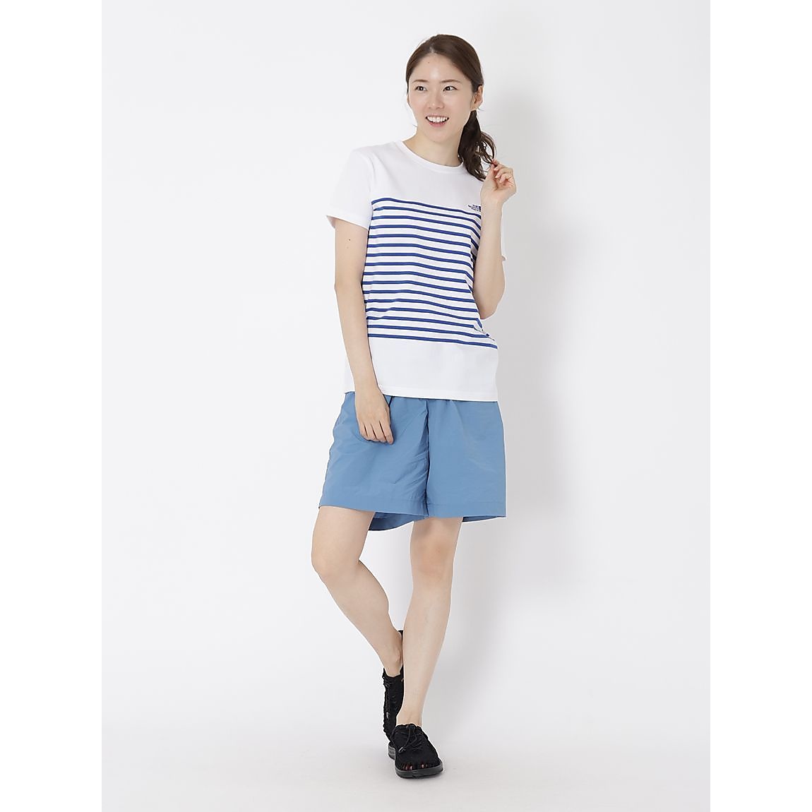 S/S Panel Border Tee (ショートスリーブパネルボーダーティー)