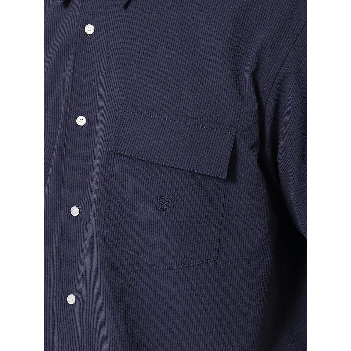 ミニサッカーストライプ 半袖シャツ MENS