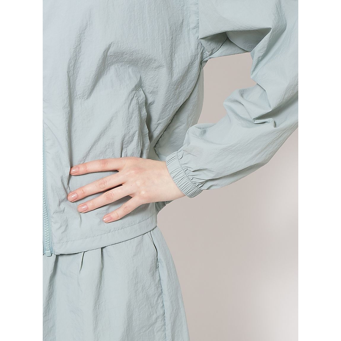 ナイロンワッシャー フーディジャケット LADIES