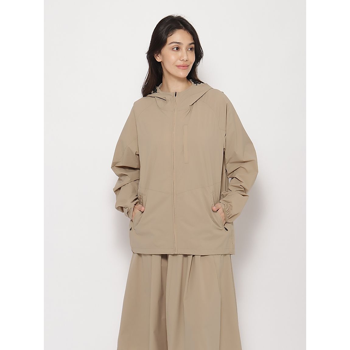 マイクロリップ フーディジャケット UNISEX