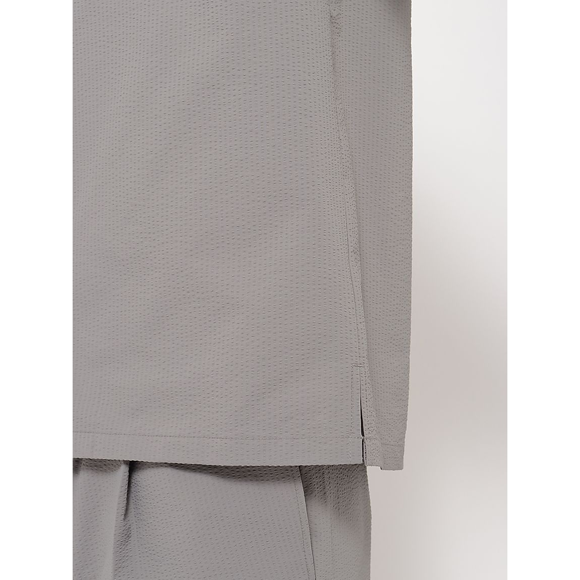 シアサッカー オープンカラーシャツ MENS