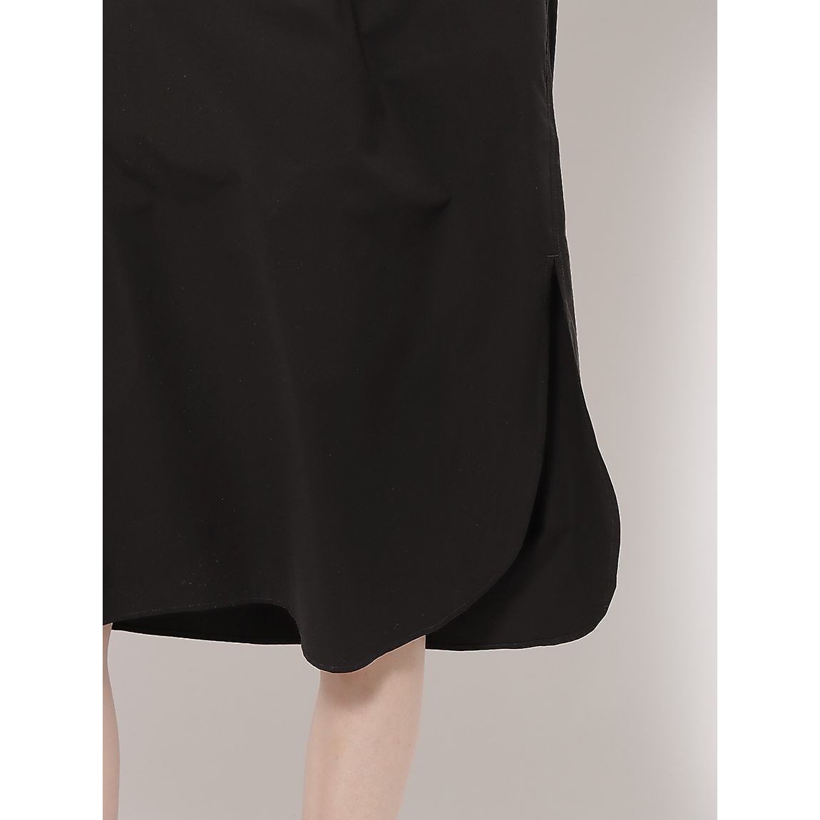 マイクロリップ バンドカラーワンピースLADIES