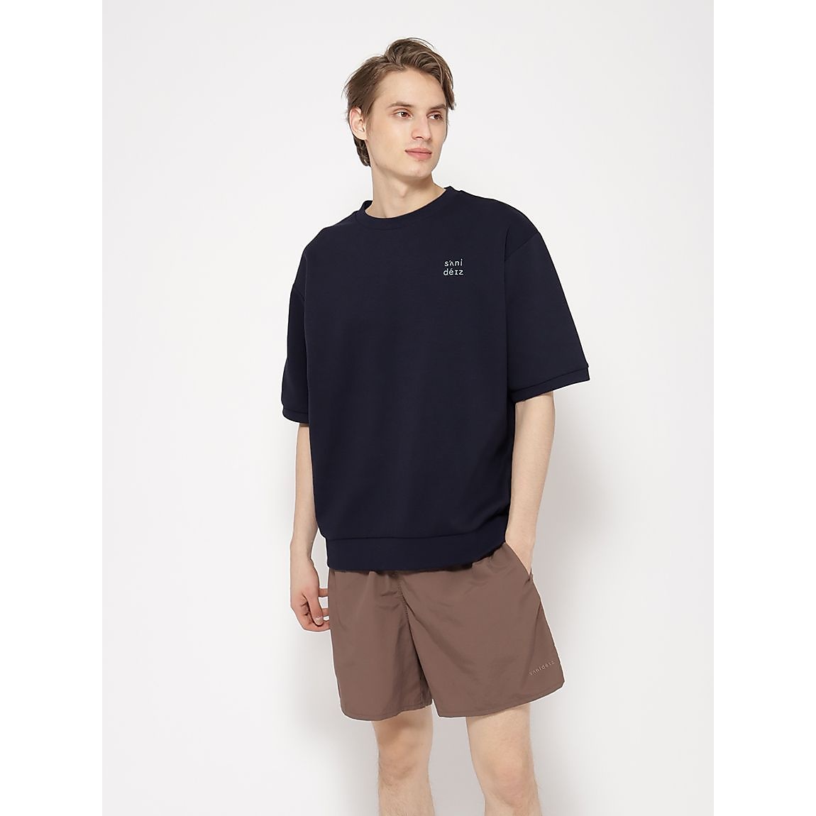 コットンPEスウェット クルーネック半袖 UNISEX