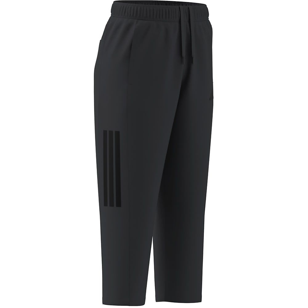 W ACTV ウーブンライトカプリパンツ