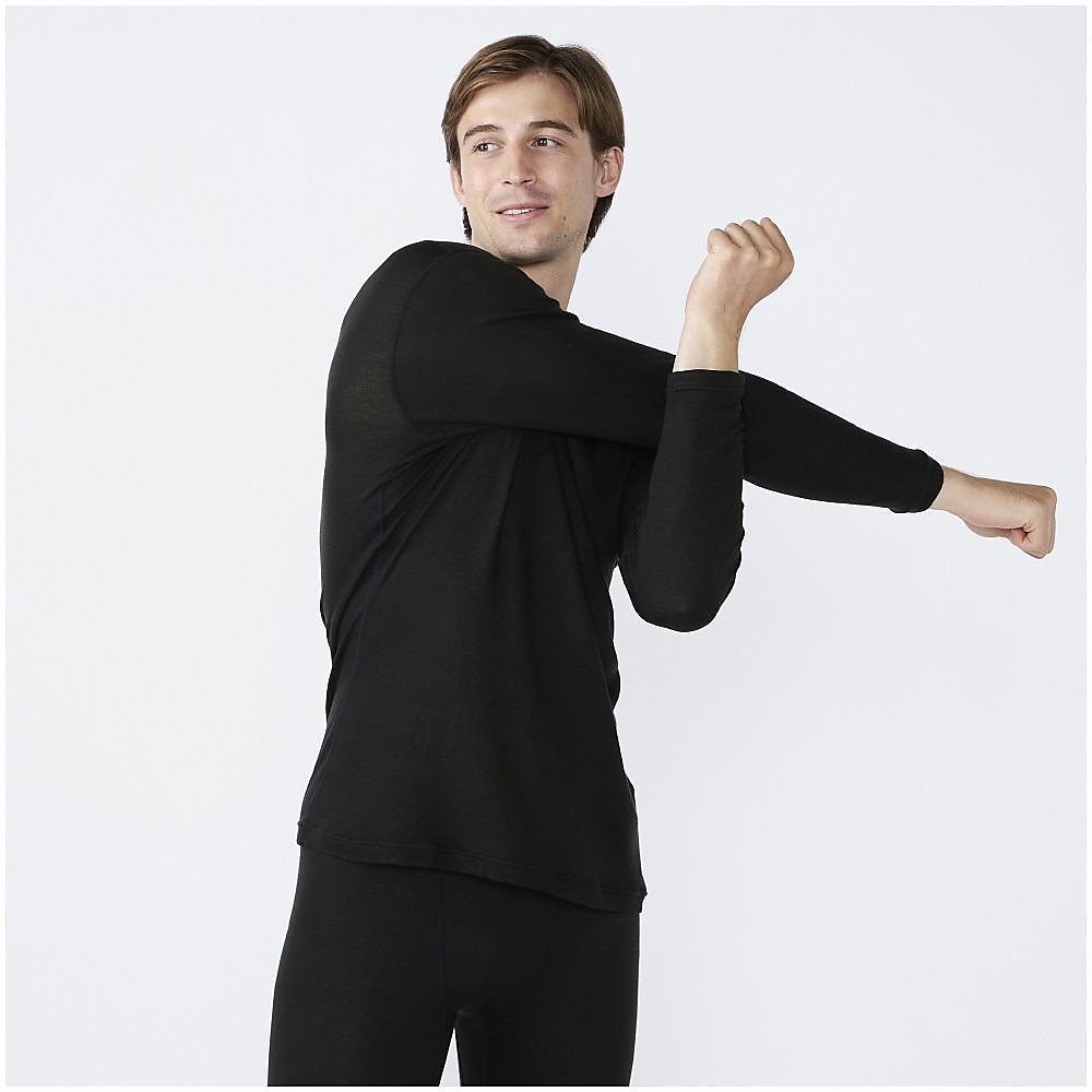 プレミアホットインナー　ブレスサーモ　中厚 for Daily クルー長袖M