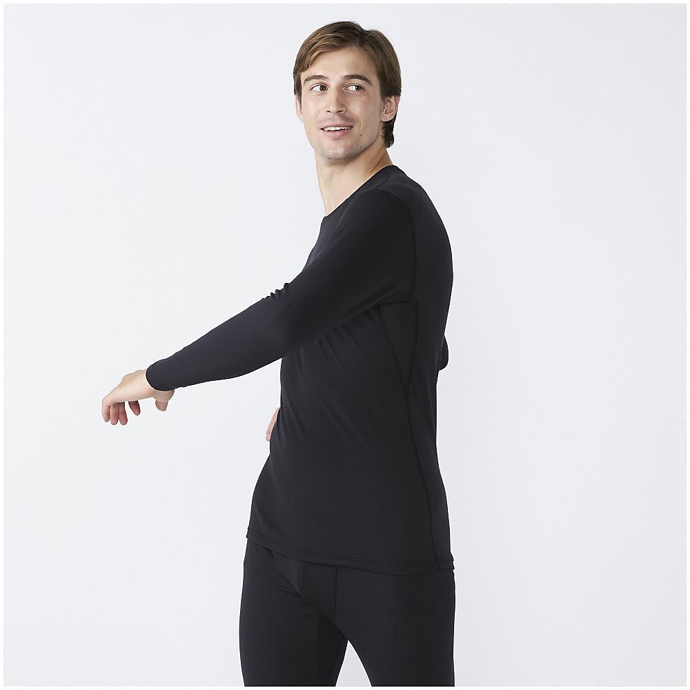 プレミアホットインナー　ブレスサーモ　中厚 for Active クルー長袖M