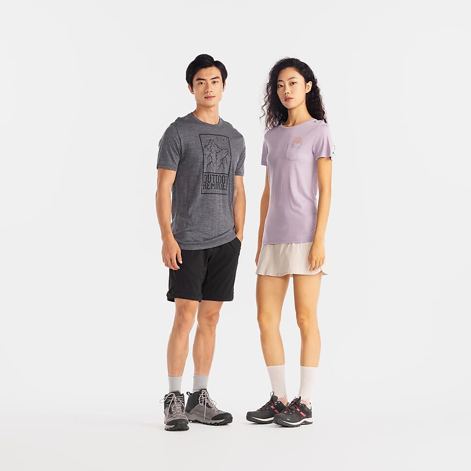 MENSトレック メリノウール Tシャツ