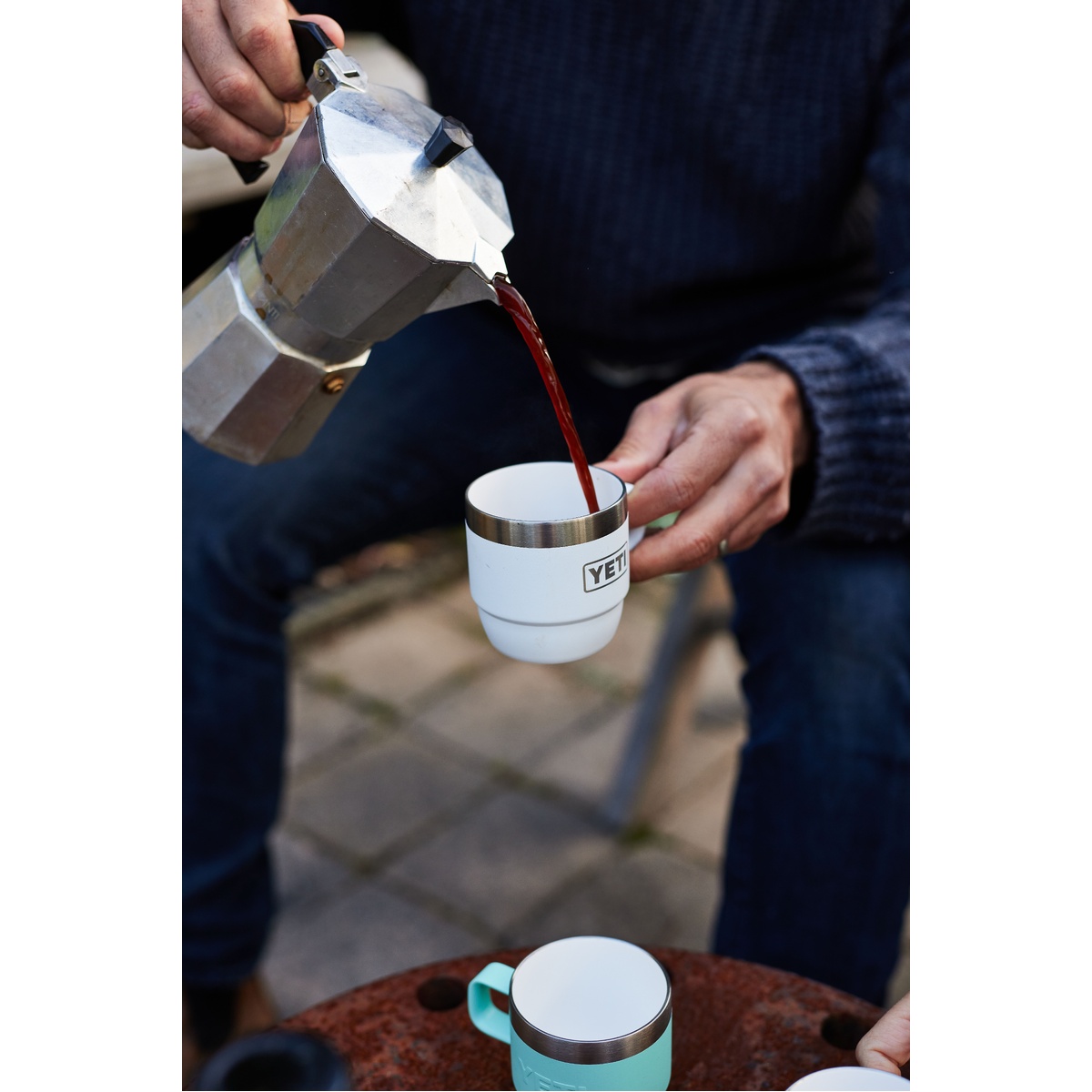 R. 6 oz STACKABLE MUGS 2PK