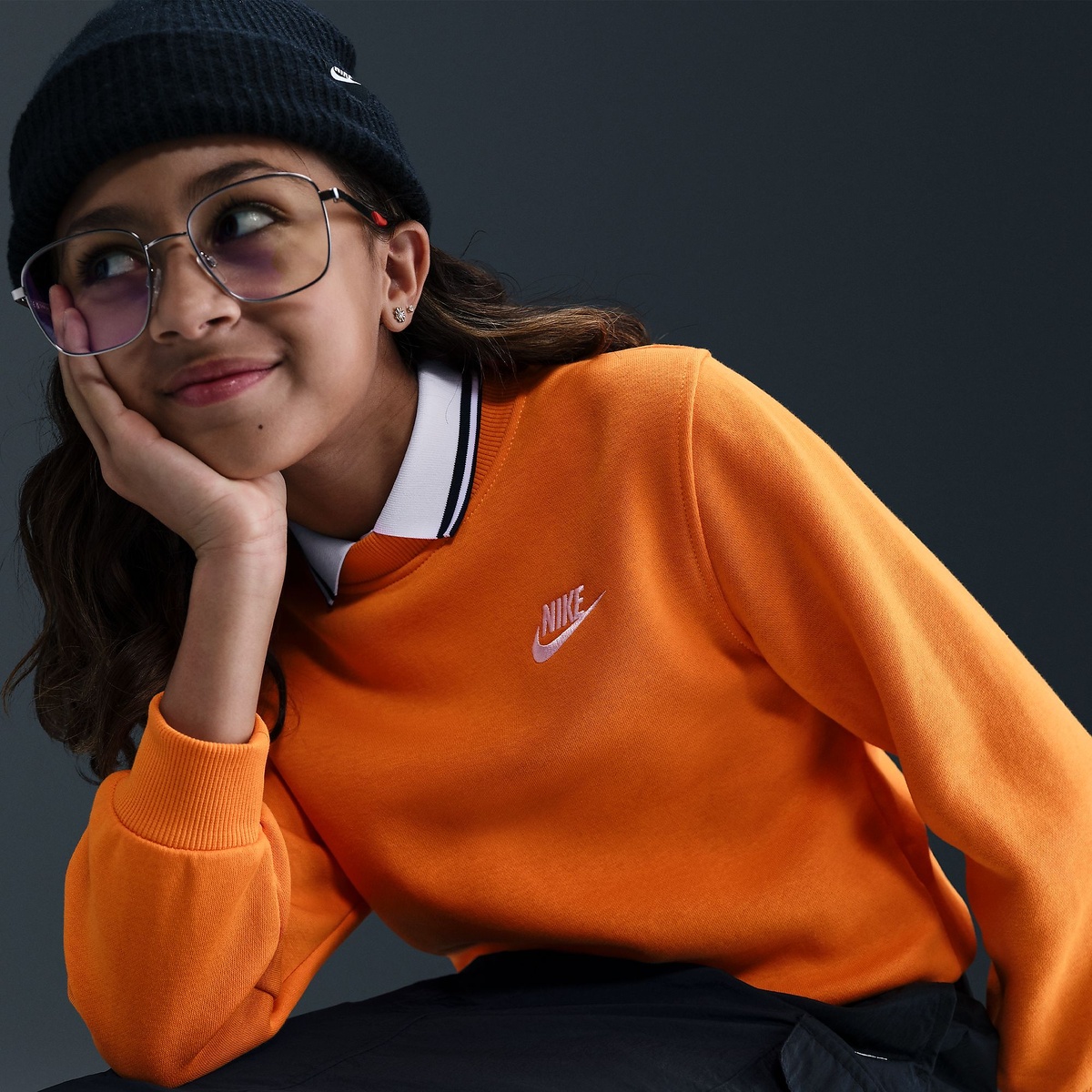 ナイキ YTH NSW クラブ LBR フリース L/S クルー