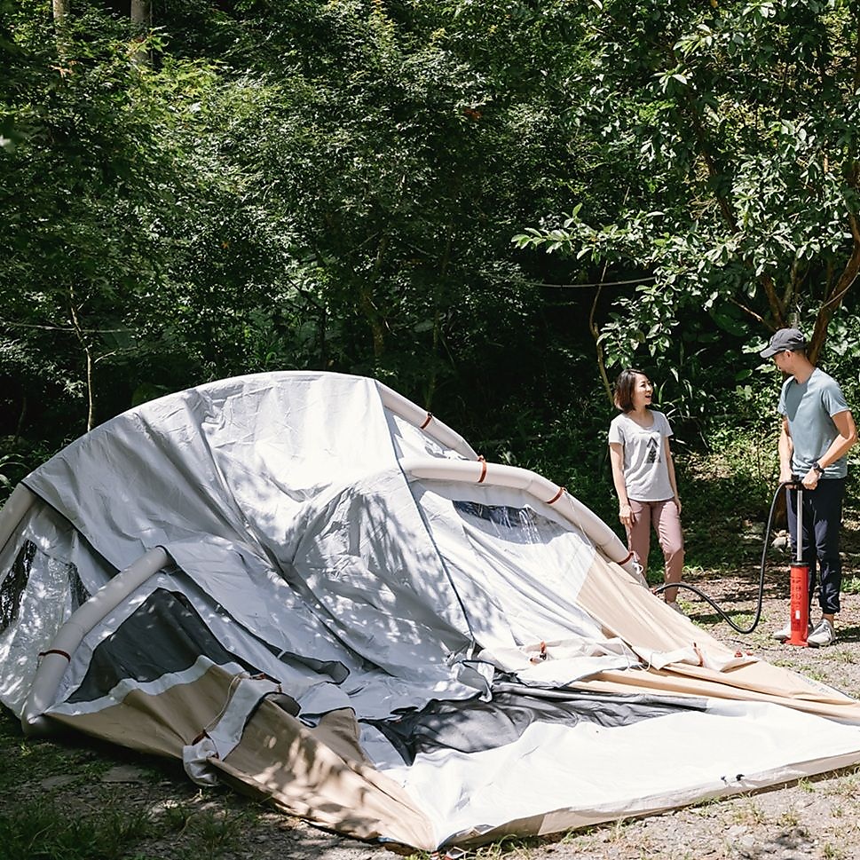 QUECHUA エアーテント F&B AIR SECONDS 4.1 4人用