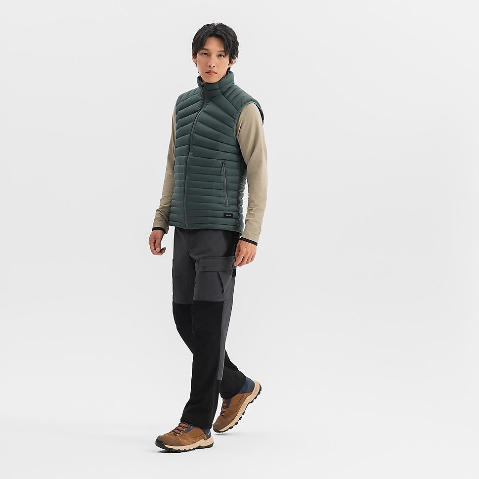 FORCLAZメンズダウンベストMT100 GRN
