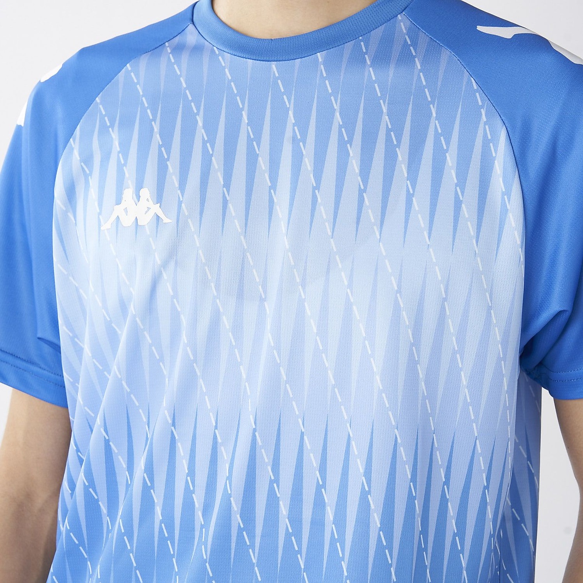 Kappa Jr 半袖シャドー柄シャツ