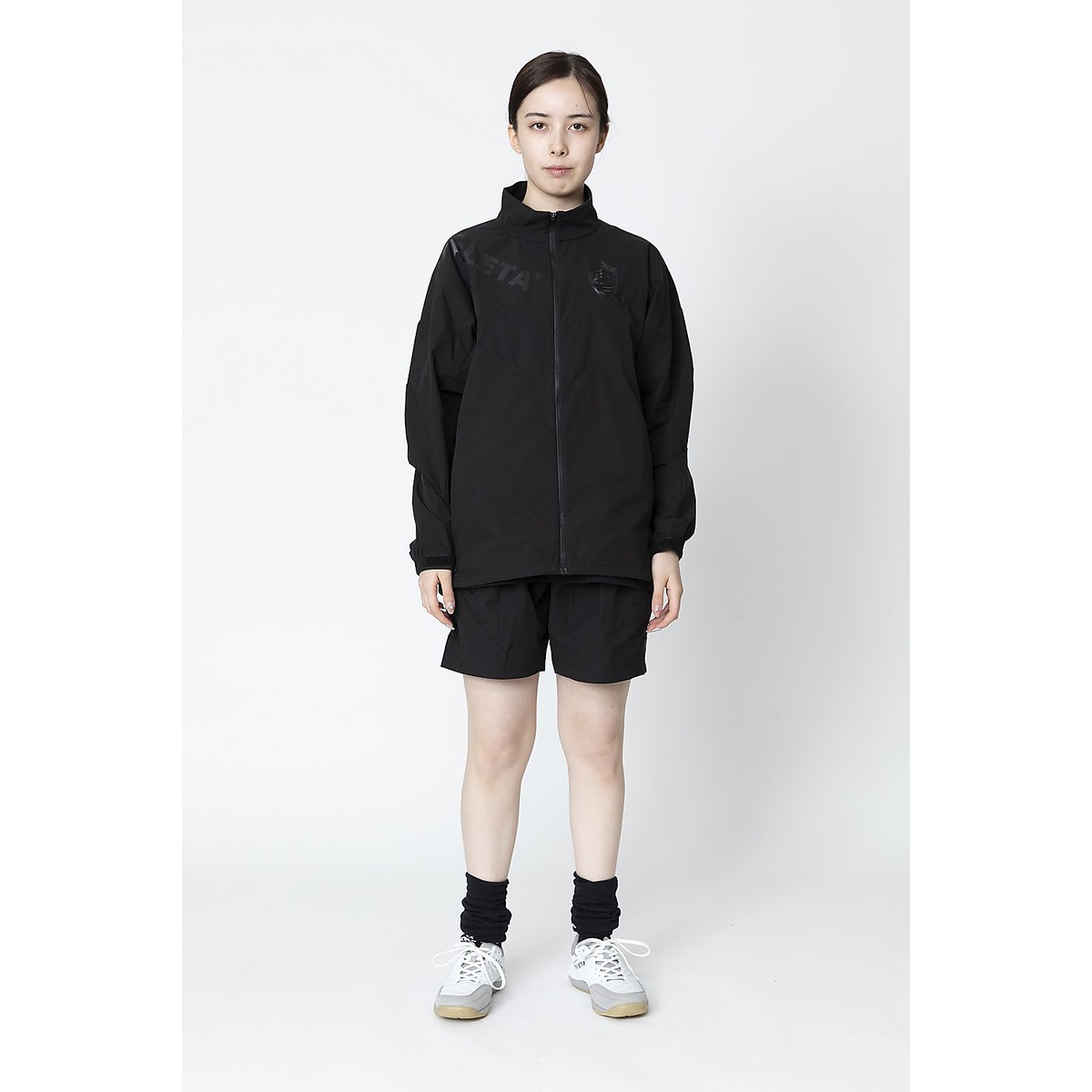 FCA カラーブロックTRショーツBLK