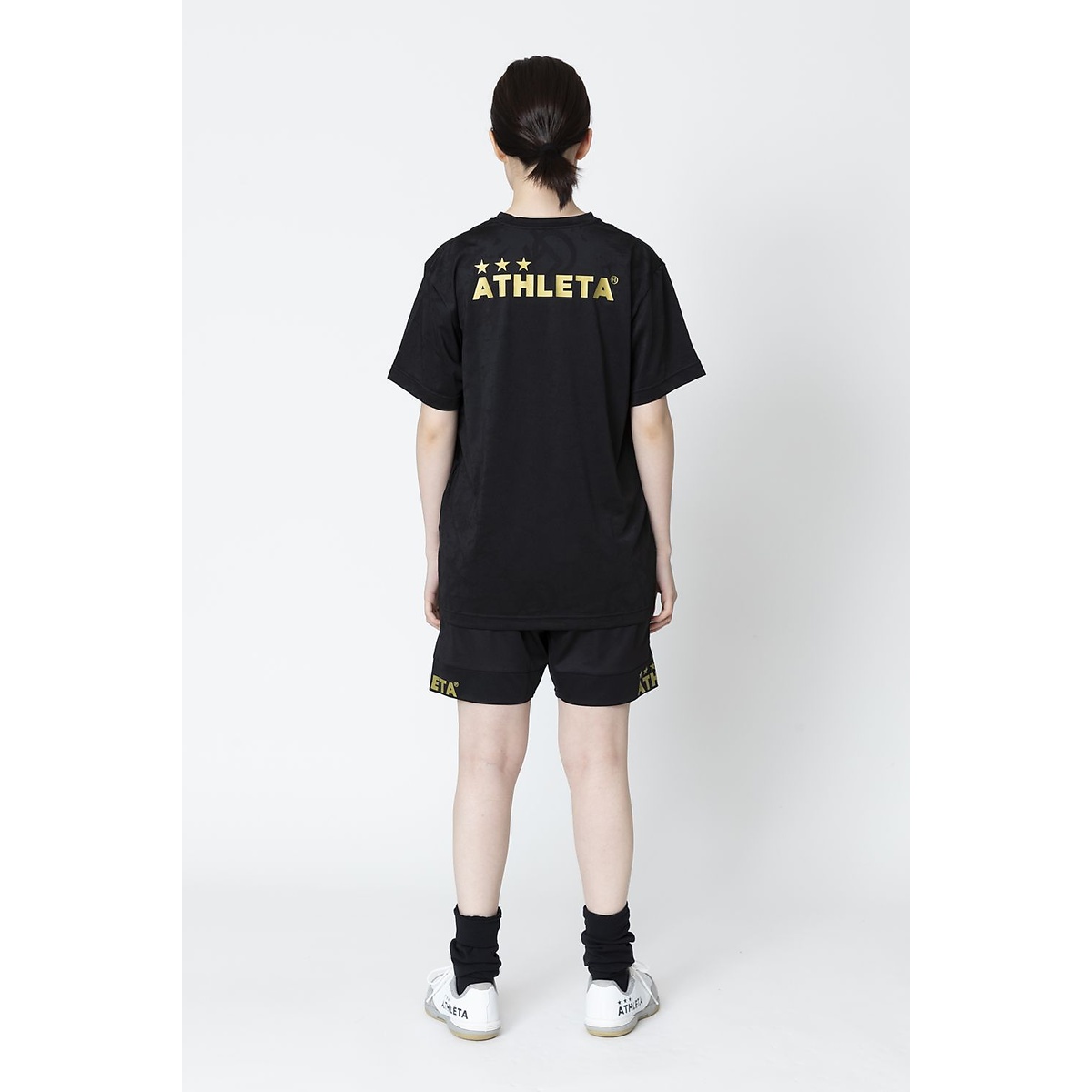 FCA ジャガードプラTシャツBLK