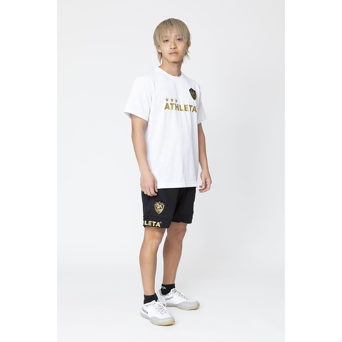 FCA ジャガードプラTシャツWHT