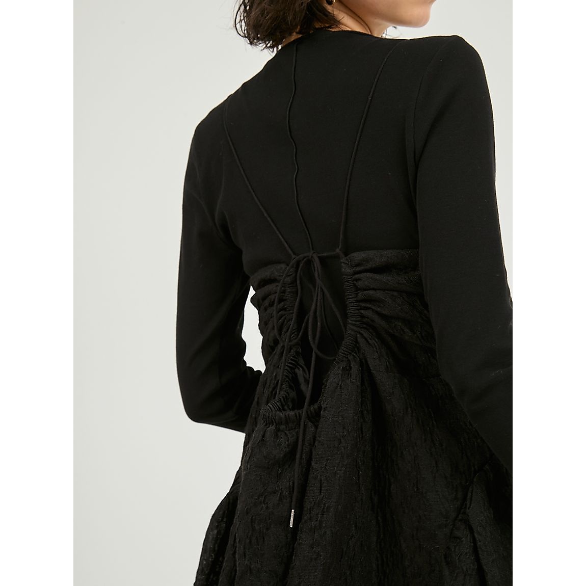 カットセットフラワージャガードワンピース