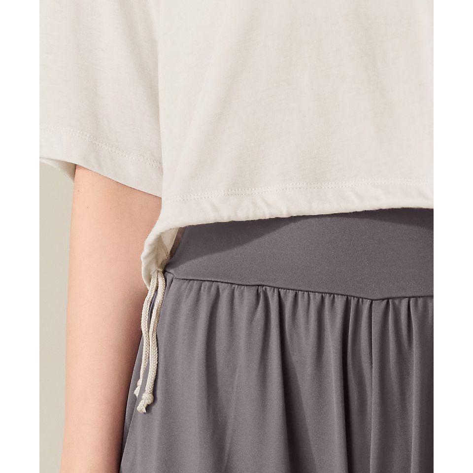 Real Stone ハーフスリーブトップ  SAND