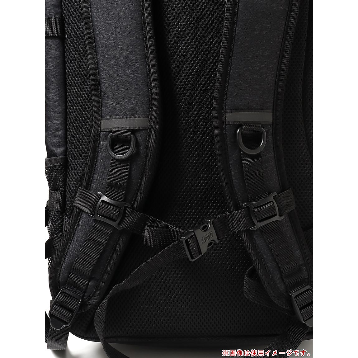 ウォーカースクエアバックパック (ブラックヘザー)