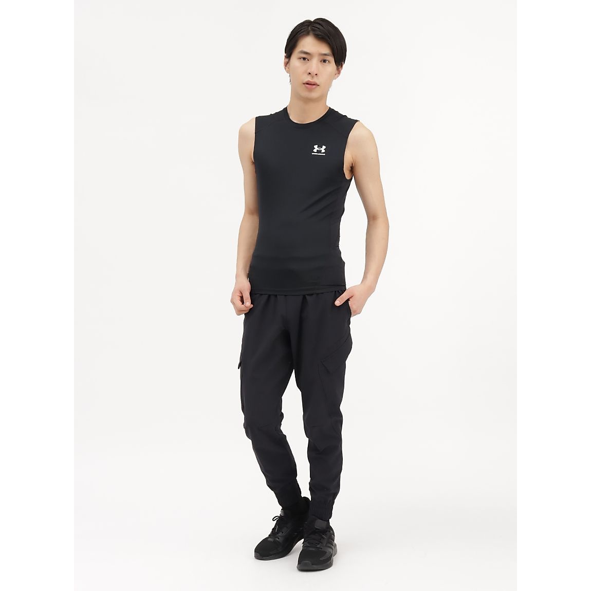 UA HEATGEAR ARMOUR COMPRESSION SLEEVELESS SHIRT