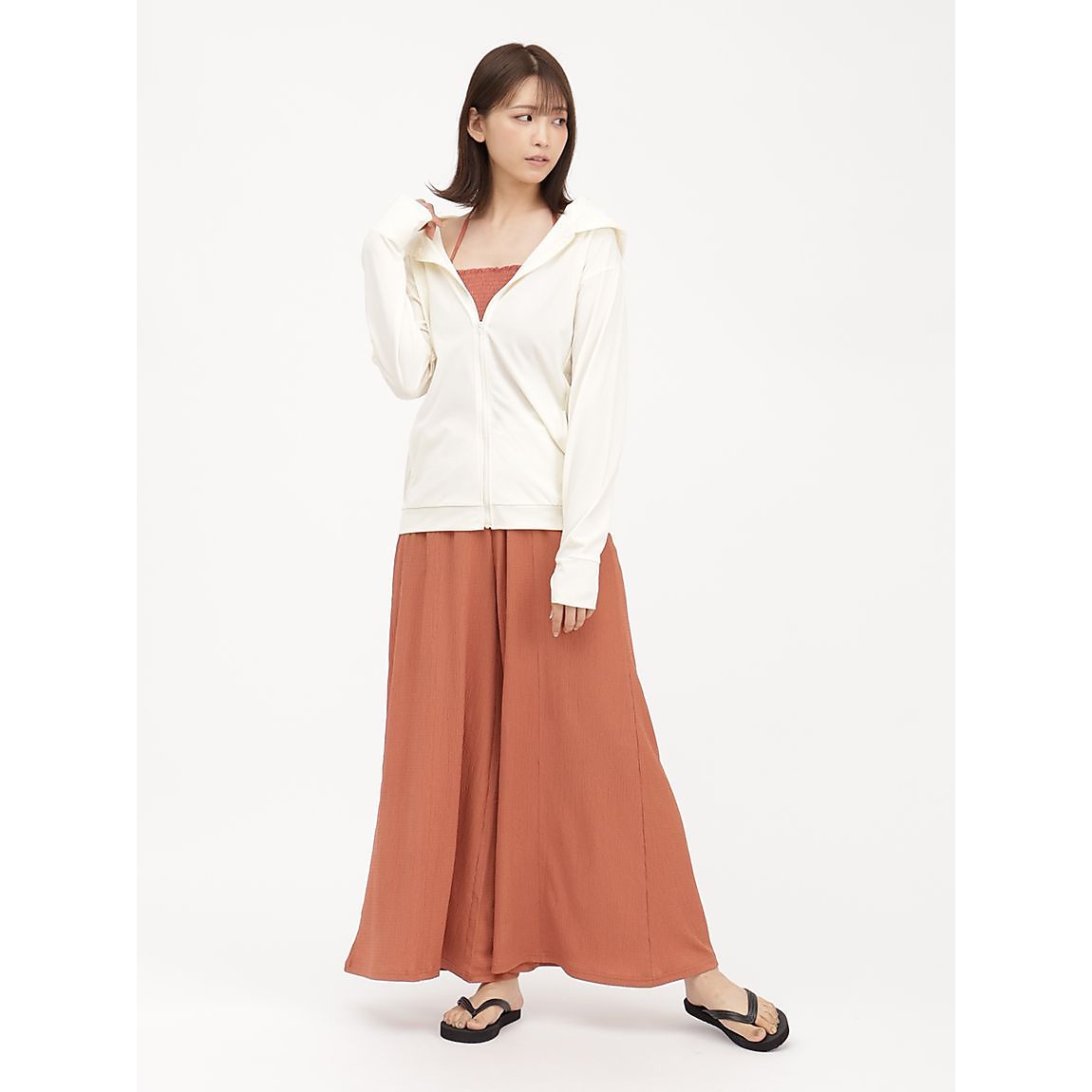 PWYAQA防蚊パーカー　レディース(WT)