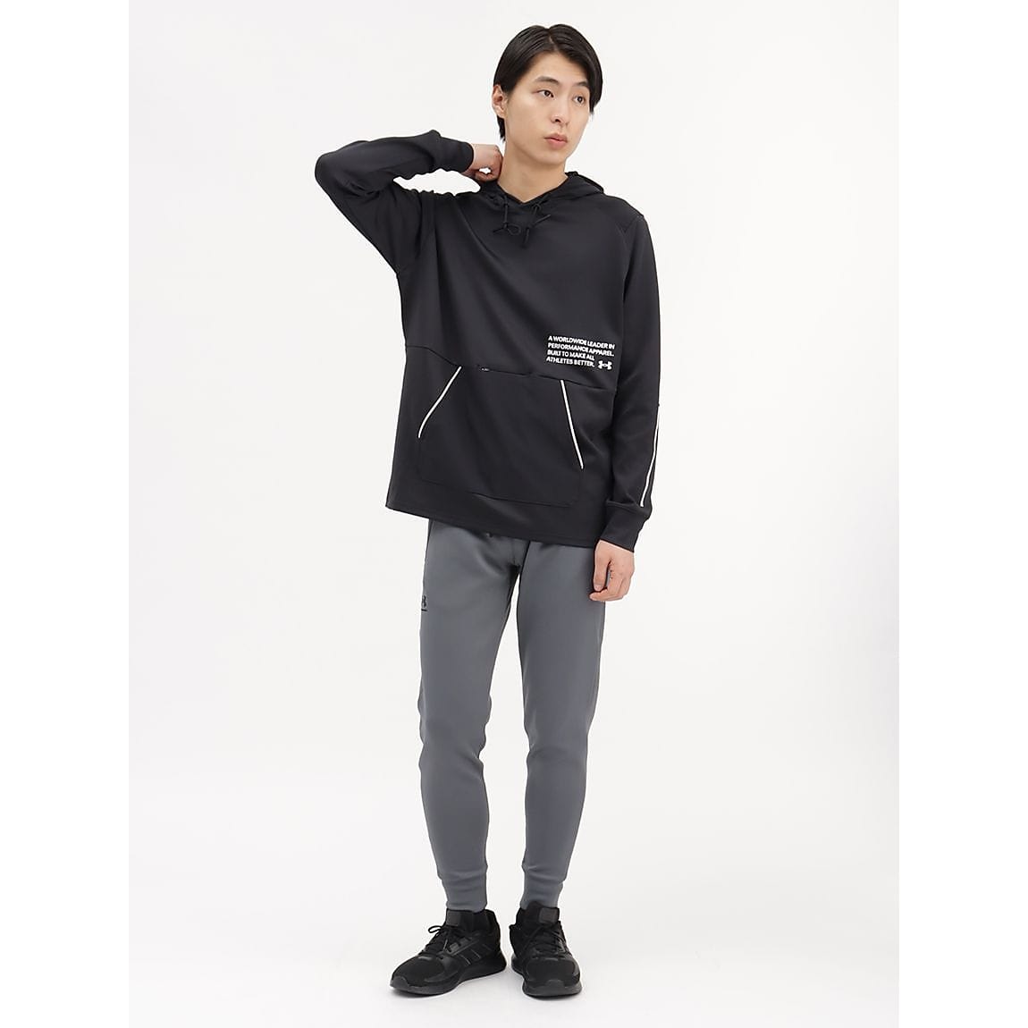 UA ARMOUR KNIT HOODIE
