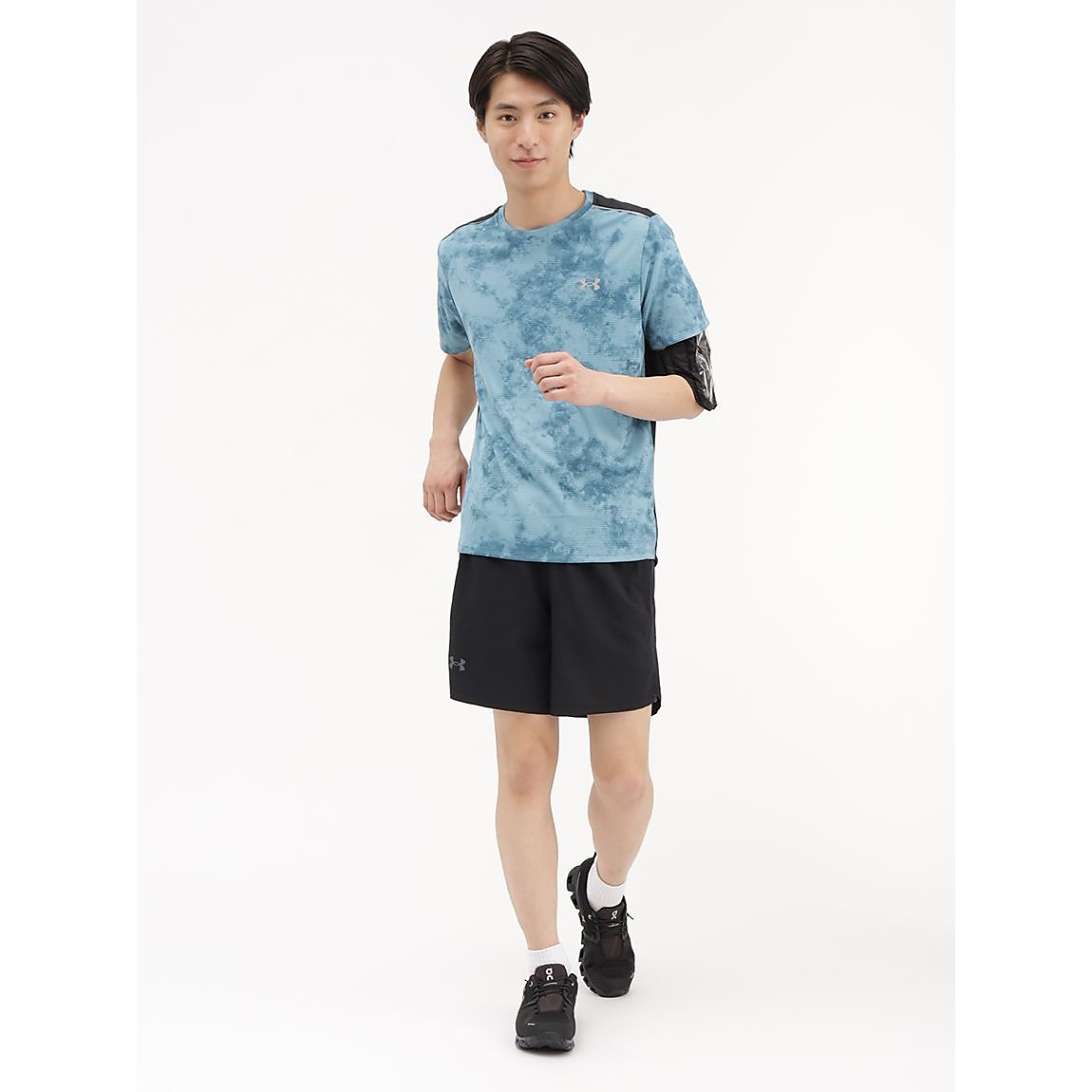 UA SPEED STRIDE PRINTED T-SHIRT
