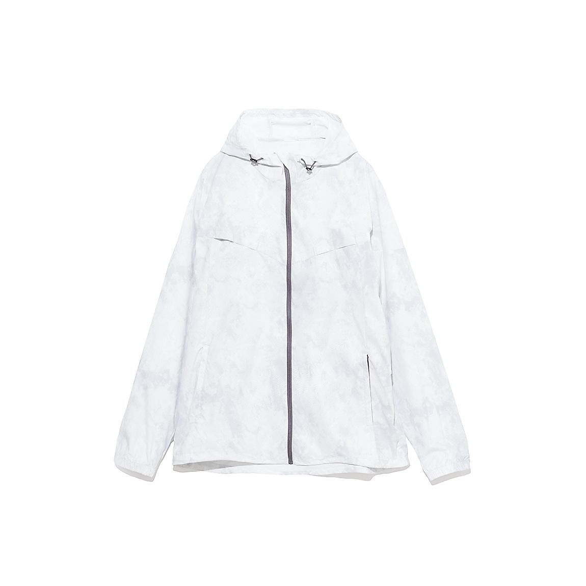 for RUN  軽量撥水ストレッチ ウインドプリントジャケット MENS