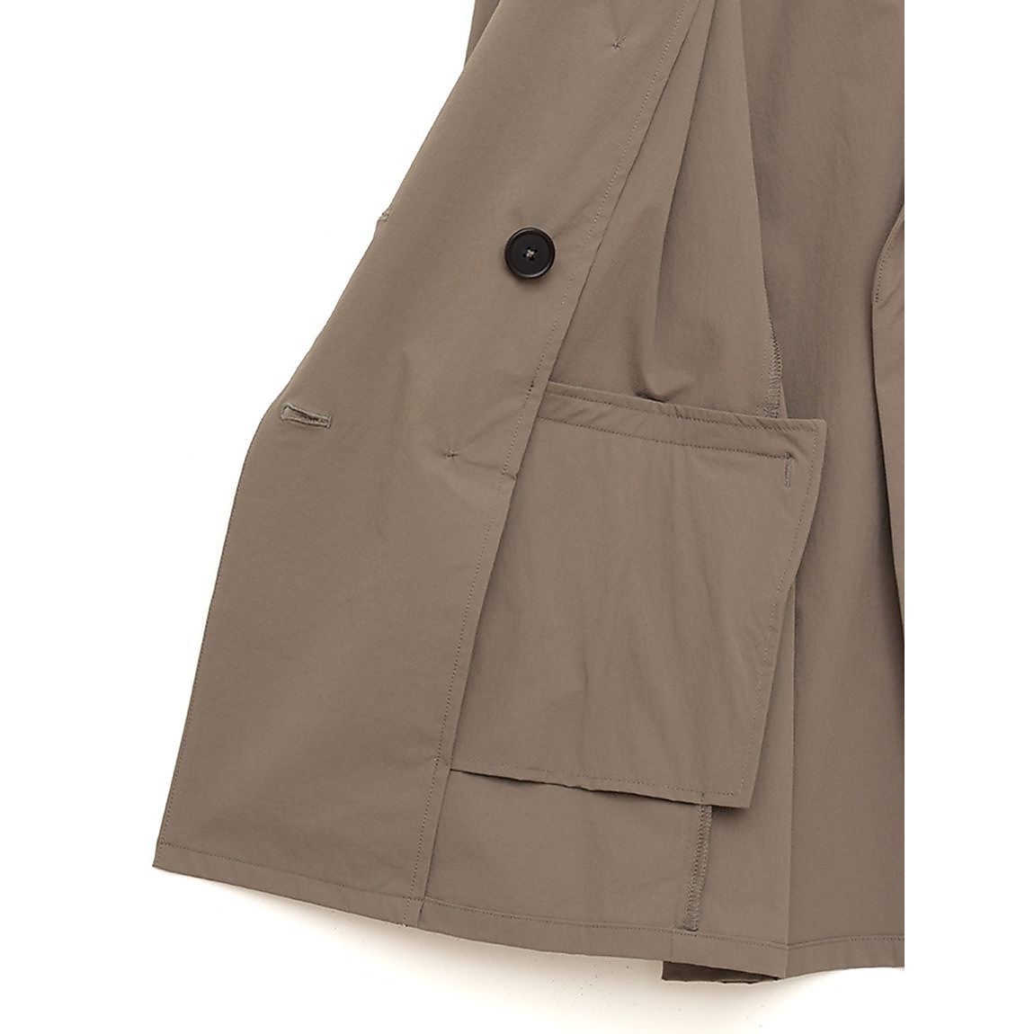 リサイクルナイロン ダブルブレストジャケット LADIES