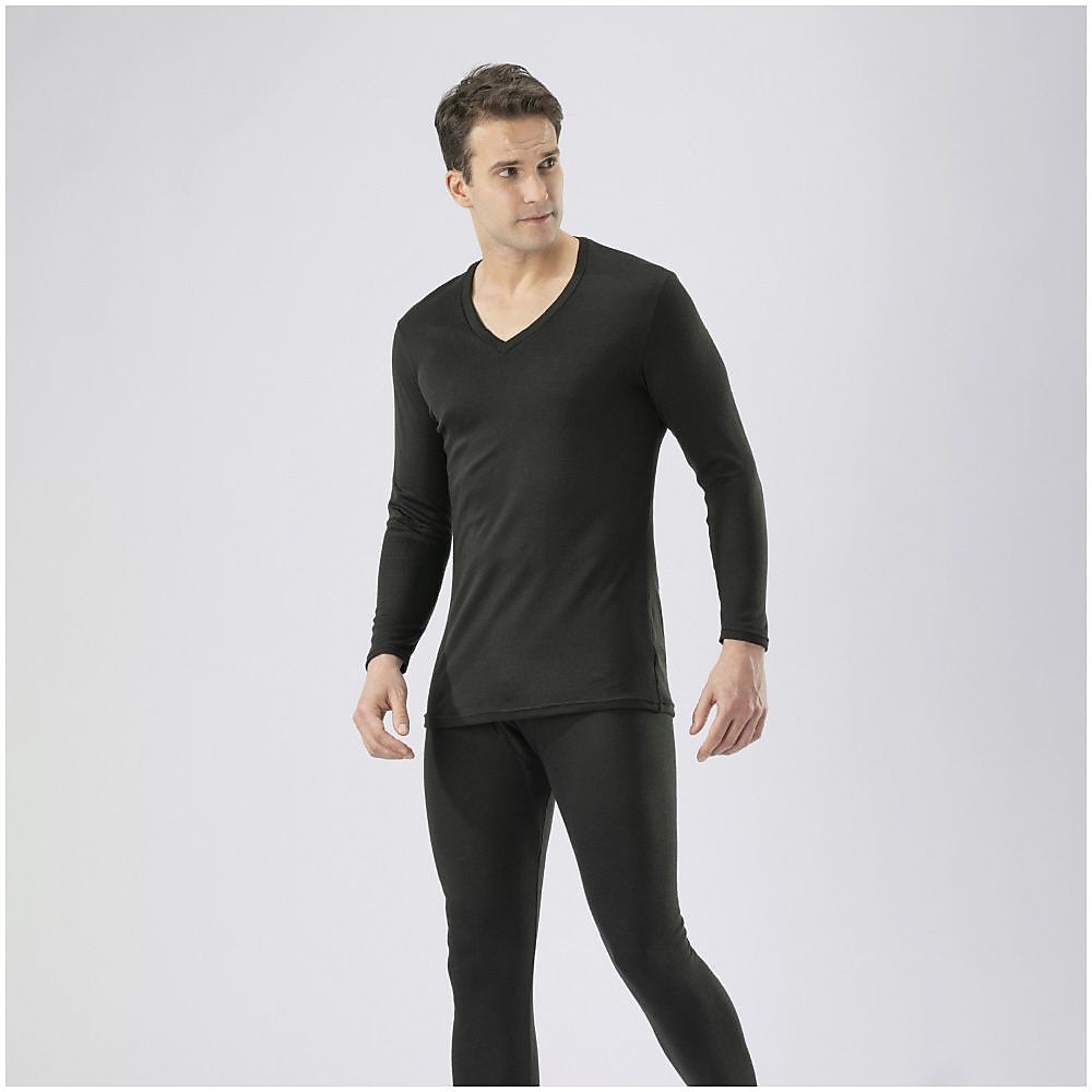 ブレスサーモアンダー　中厚デイリーVネック