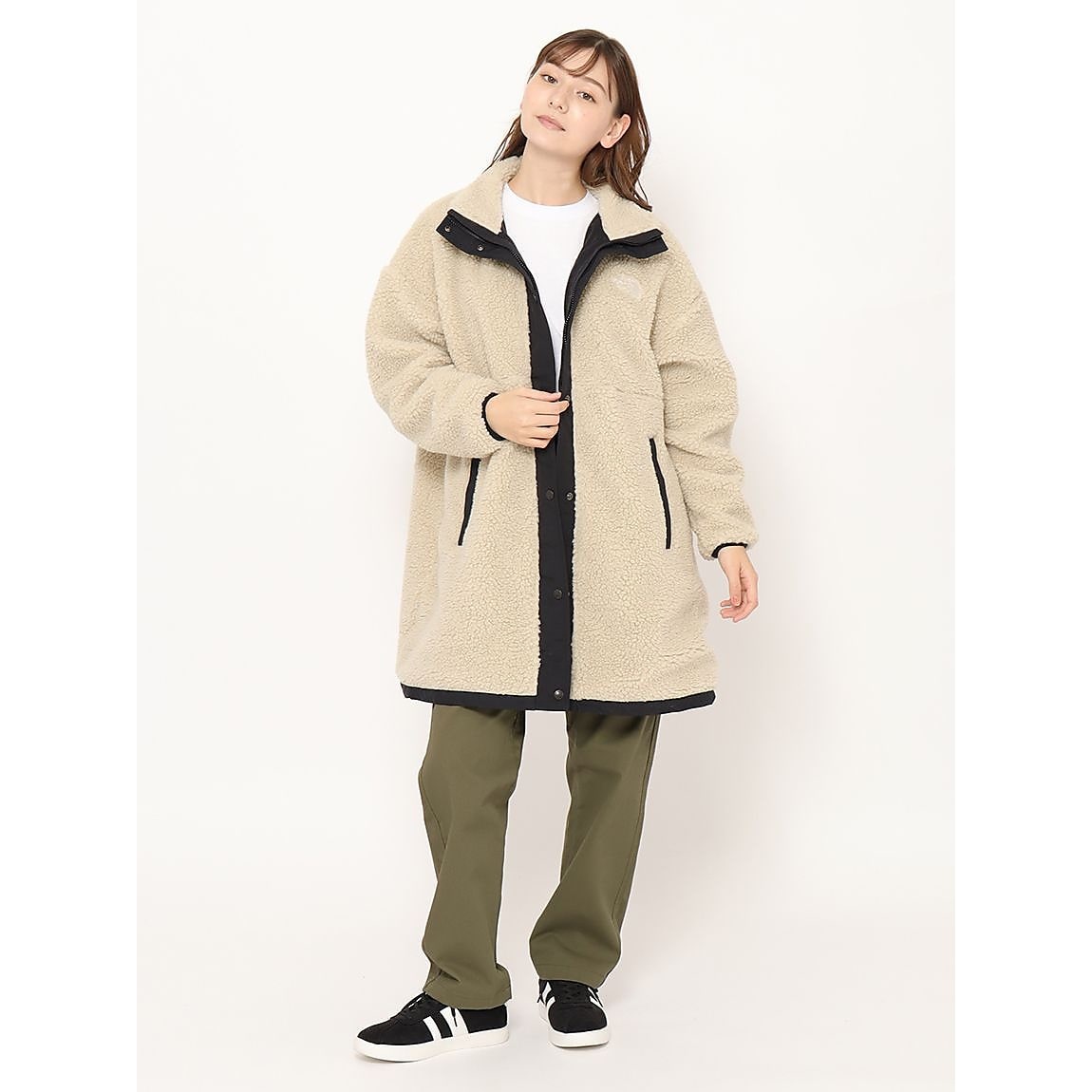 Maternity Boa Fleece Jacket & Baby Cap (マタニティボアフリースジャケット&ベビーキャップ)