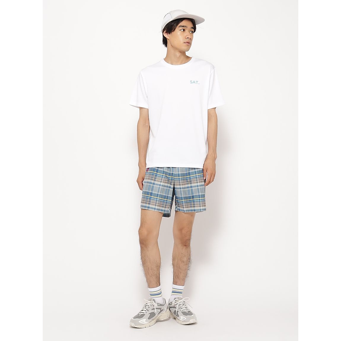 ２足組パイル編 マルチラインソックス：ショート