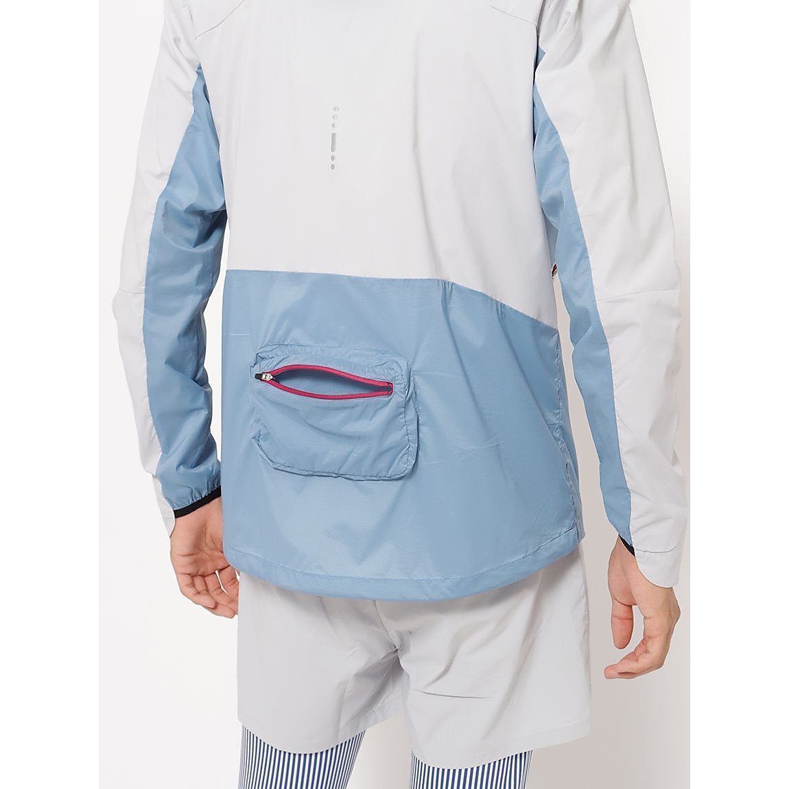 for RUN ウィンドストレッチpr フーディジャケット MENS